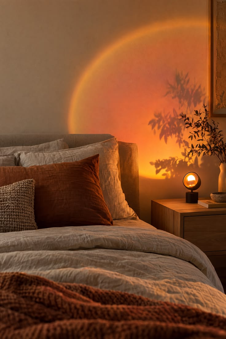 Collected bedroom accents